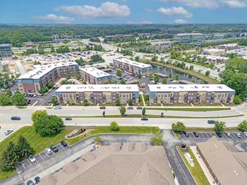 Aerial exterior view